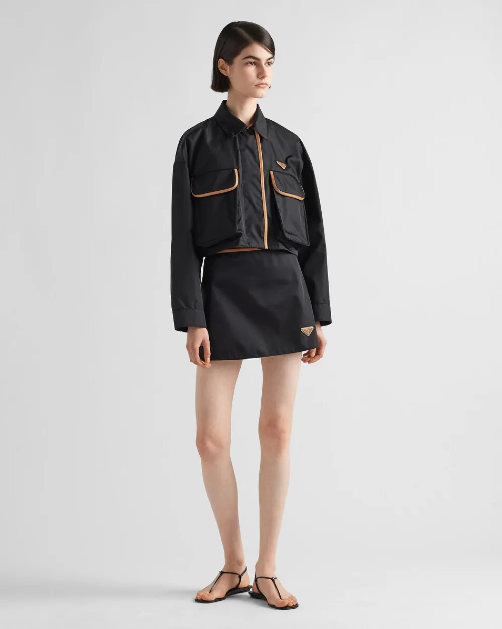 Mujer Prada COLECCIÓN FEMENINA|FALDAS^Minifalda De Re-nylon