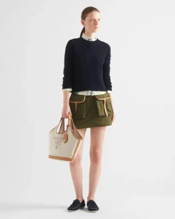 Mujer Prada FALDAS^Minifalda De Re-nylon