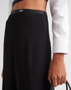 Mujer Prada FALDAS^Minifalda De Sablé