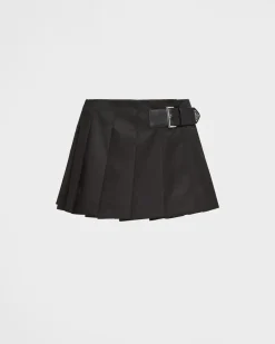 Mujer Prada COLECCIÓN FEMENINA|FALDAS^Minifalda Plisada De Re-nylon