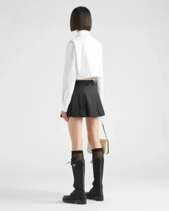 Mujer Prada COLECCIÓN FEMENINA|FALDAS^Minifalda Plisada De Re-nylon