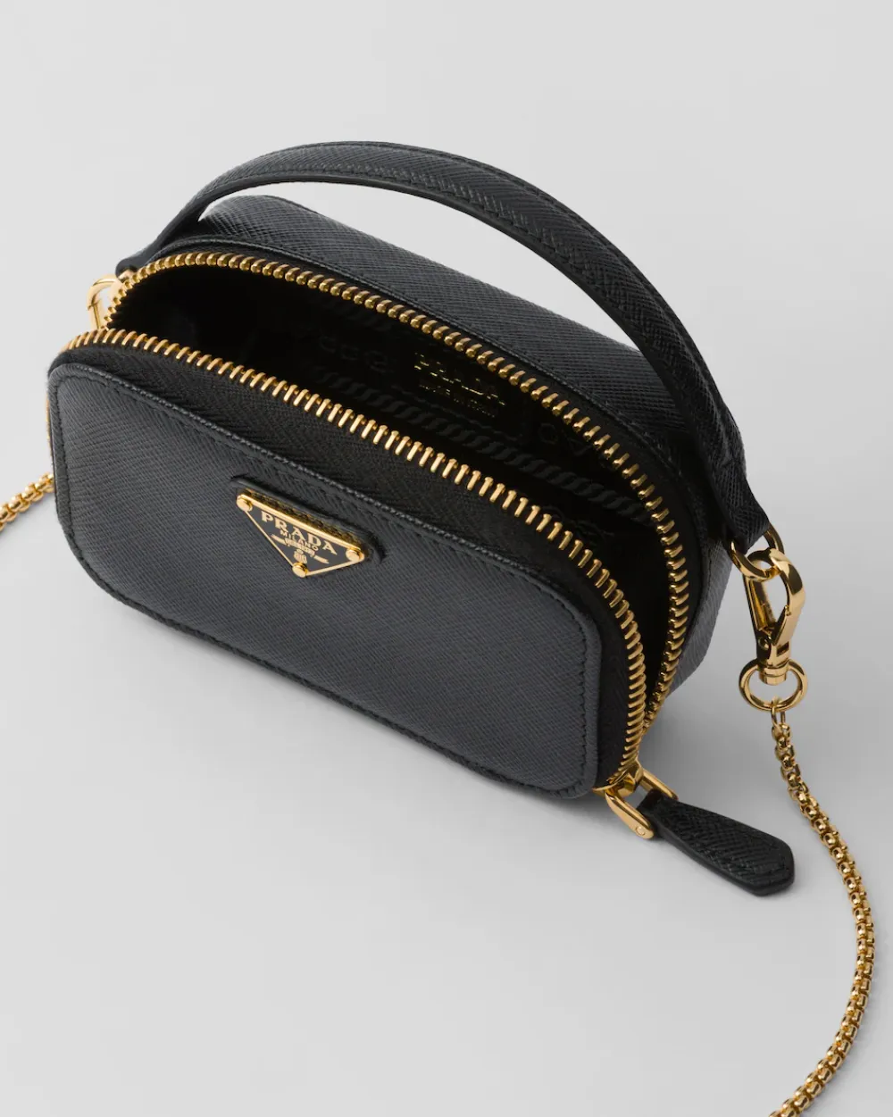 Mujer Prada MINIBOLSOS|MINIBOLSOS^Minipouch De Piel Saffiano