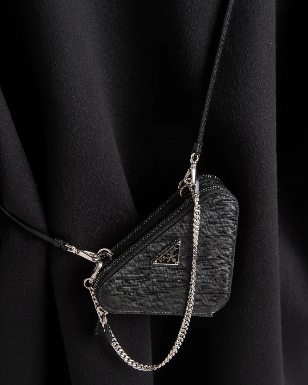 Mujer Prada MINIBOLSOS|MINIBOLSOS^Minipouch De Piel Saffiano