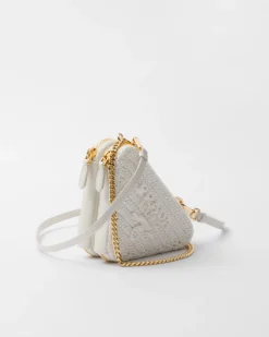 Mujer Prada PRADA SUMMER BAGS|MINIBOLSOS^Minipouch De Tejido Trenzado