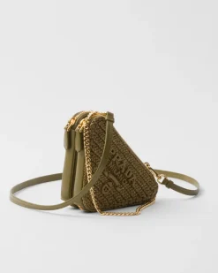 Mujer Prada PRADA SUMMER BAGS|MINIBOLSOS^Minipouch De Tejido Trenzado