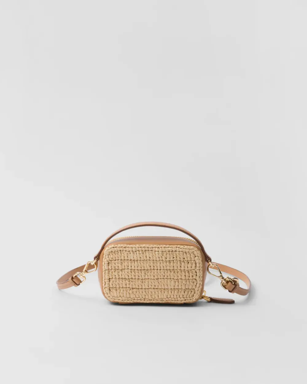 Mujer Prada PRADA SUMMER BAGS|MINIBOLSOS^Minipouch De Tejido Trenzado Y Piel