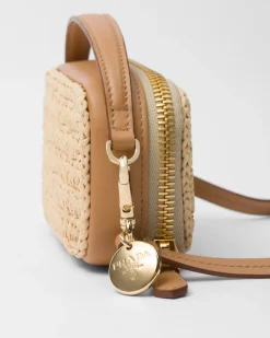 Mujer Prada PRADA SUMMER BAGS|MINIBOLSOS^Minipouch De Tejido Trenzado Y Piel