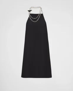 Mujer Prada VESTIDOS^Minivestido De Cady Con Collar