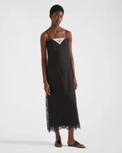 Mujer Prada VESTIDOS^Minivestido De Encaje Bordado