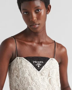 Mujer Prada VESTIDOS^Minivestido De Encaje Bordado