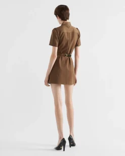 Mujer Prada VESTIDOS^Minivestido De Gabardina