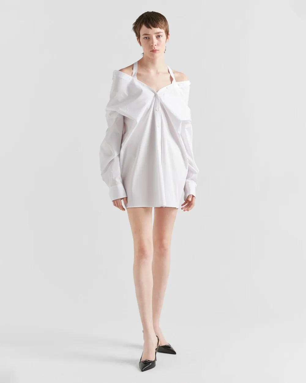 Mujer Prada VESTIDOS^Minivestido De Popelín