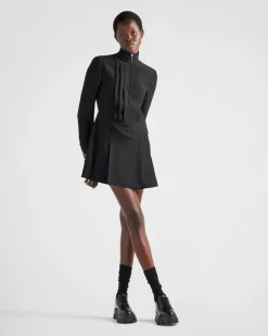 Mujer Prada VESTIDOS^Minivestido De Sablé De Satén