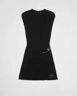 Mujer Prada VESTIDOS^Minivestido De Sarga Lavada