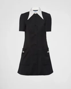 Mujer Prada VESTIDOS^Minivestido De Satén De Lana