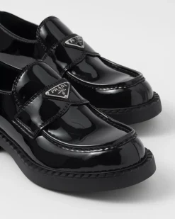 Hombre Prada MOCASINES^Mocasines Chocolate De Charol