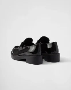 Mujer Prada MOCASINES^Mocasines De Charol Chocolate