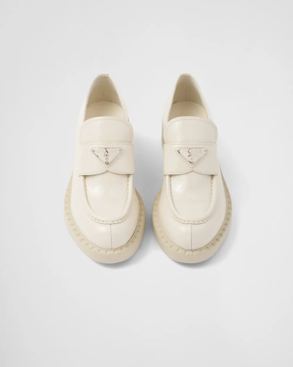 Mujer Prada MOCASINES^Mocasines De Charol Chocolate