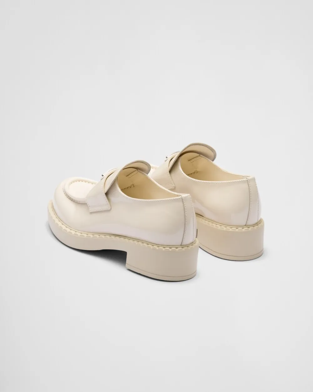 Mujer Prada MOCASINES^Mocasines De Charol Chocolate