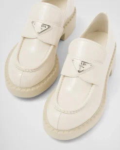 Mujer Prada MOCASINES^Mocasines De Charol Chocolate