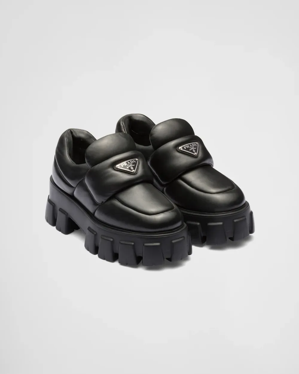 Mujer Prada MOCASINES^Mocasines De Napa Acolchada Suave