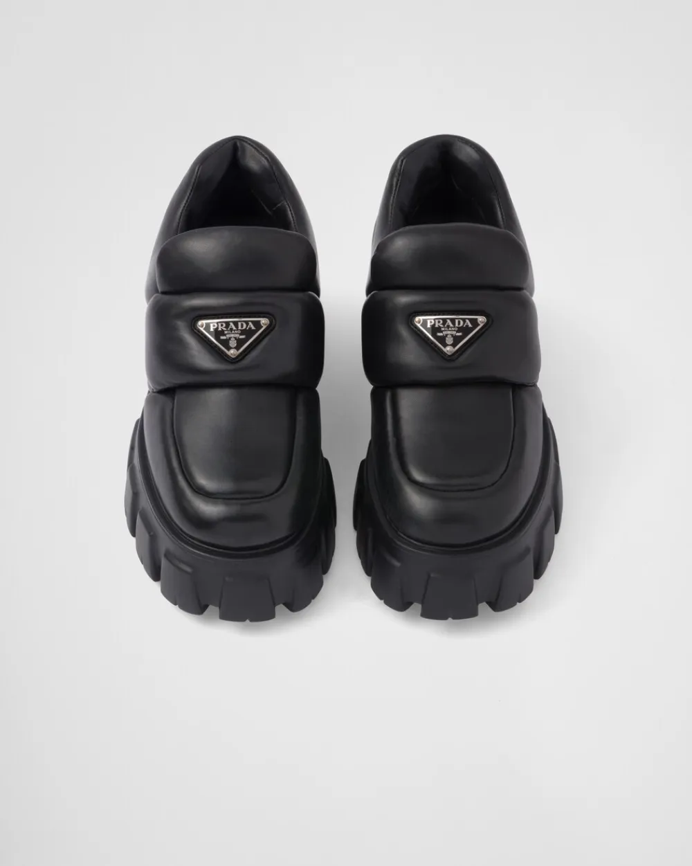 Mujer Prada MOCASINES^Mocasines De Napa Acolchada Suave