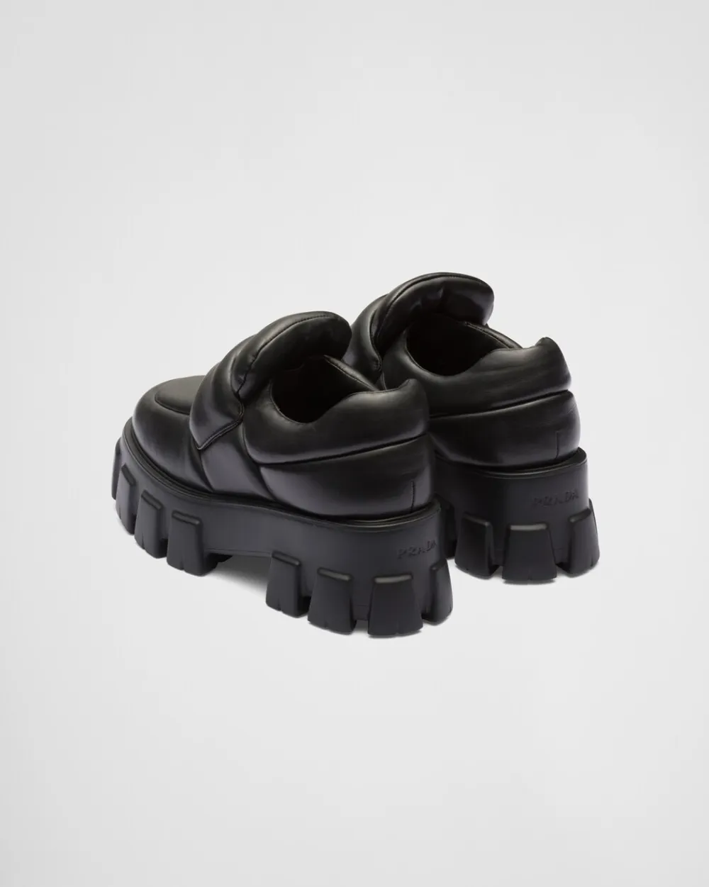 Mujer Prada MOCASINES^Mocasines De Napa Acolchada Suave