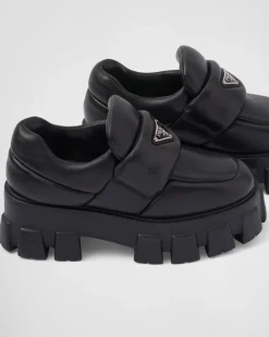 Mujer Prada MOCASINES^Mocasines De Napa Acolchada Suave