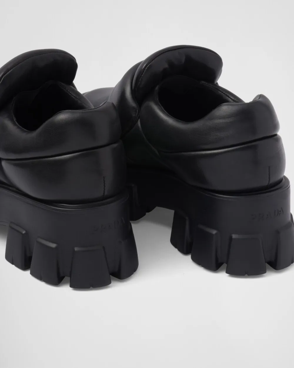 Mujer Prada MOCASINES^Mocasines De Napa Acolchada Suave