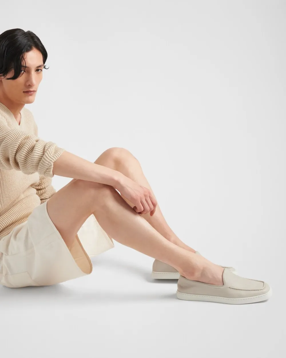 Hombre Prada MOCASINES^Mocasines De Piel