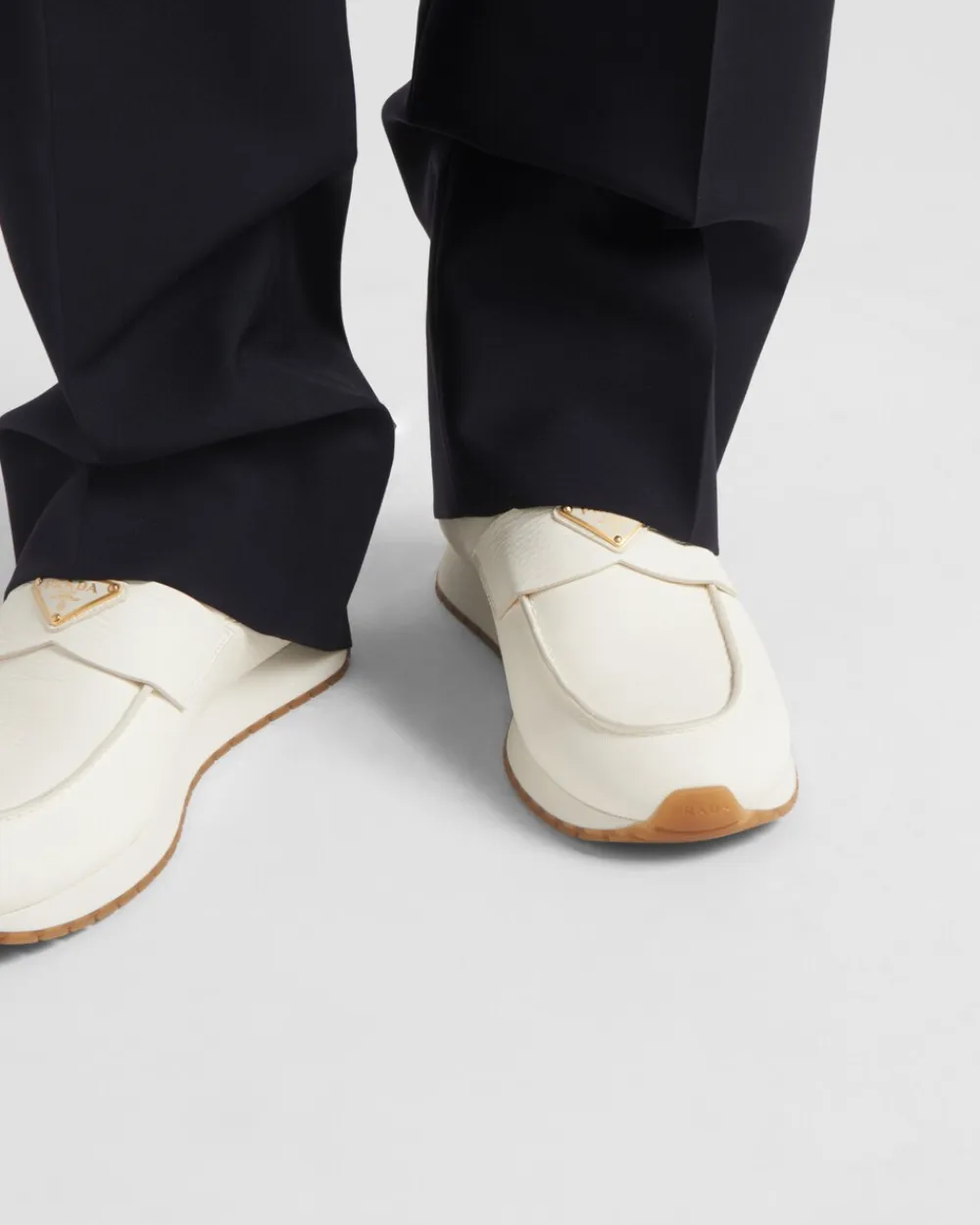 Hombre Prada MOCASINES^Mocasines De Piel