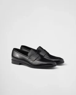 Hombre Prada MOCASINES^Mocasines De Piel Cepillada
