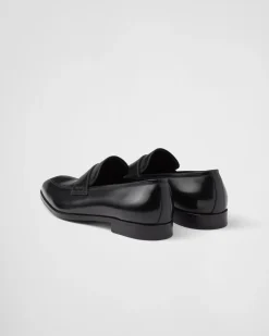 Hombre Prada MOCASINES^Mocasines De Piel Cepillada