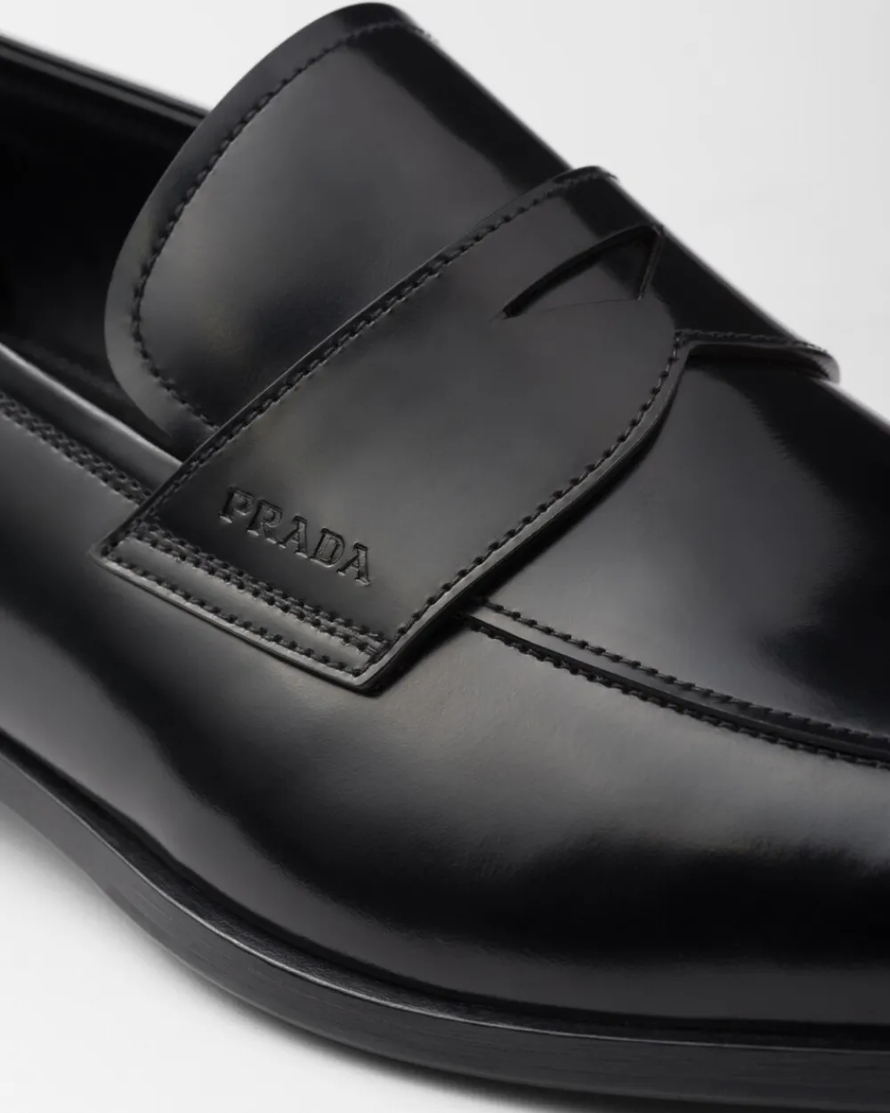 Hombre Prada MOCASINES^Mocasines De Piel Cepillada