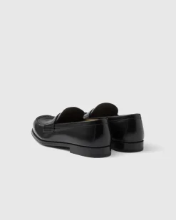 Hombre Prada MOCASINES^Mocasines De Piel Cepillada