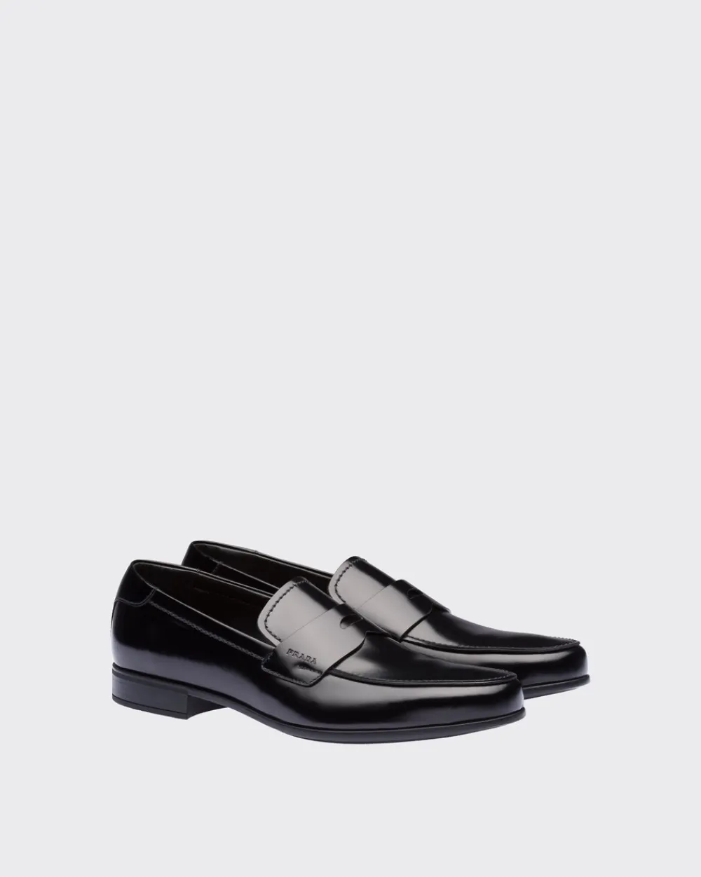 Hombre Prada MOCASINES^Mocasines De Piel Cepillada