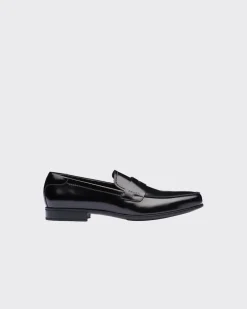 Hombre Prada MOCASINES^Mocasines De Piel Cepillada
