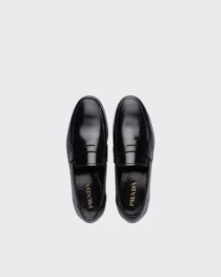 Hombre Prada MOCASINES^Mocasines De Piel Cepillada