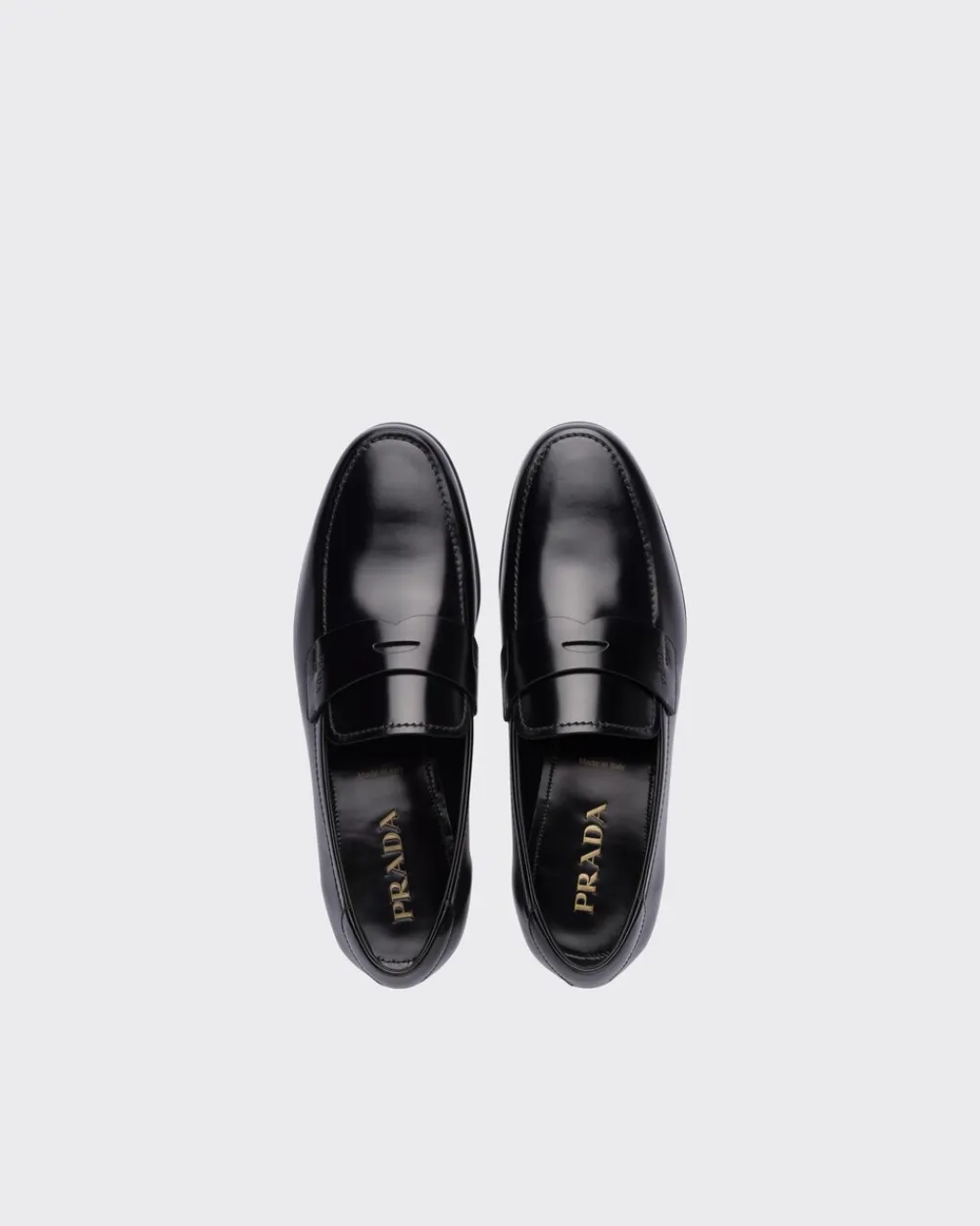 Hombre Prada MOCASINES^Mocasines De Piel Cepillada