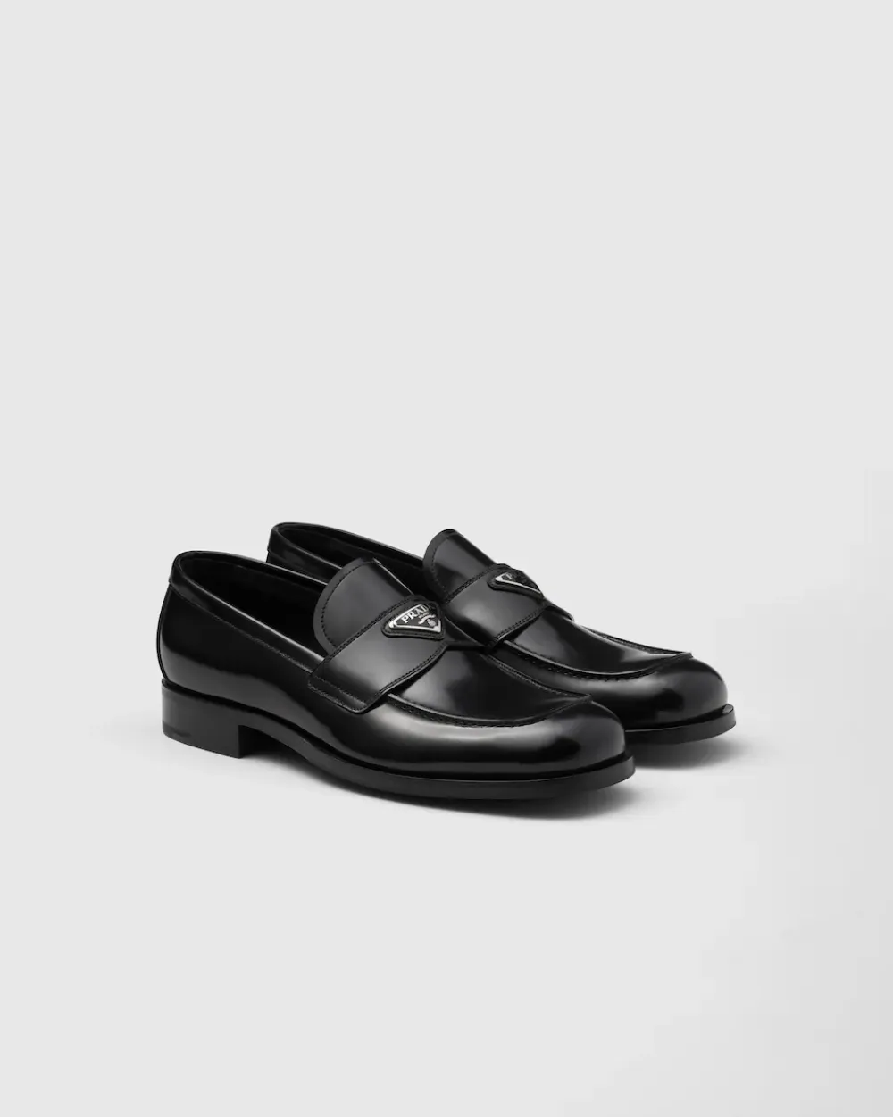 Hombre Prada MOCASINES^Mocasines De Piel Cepillada