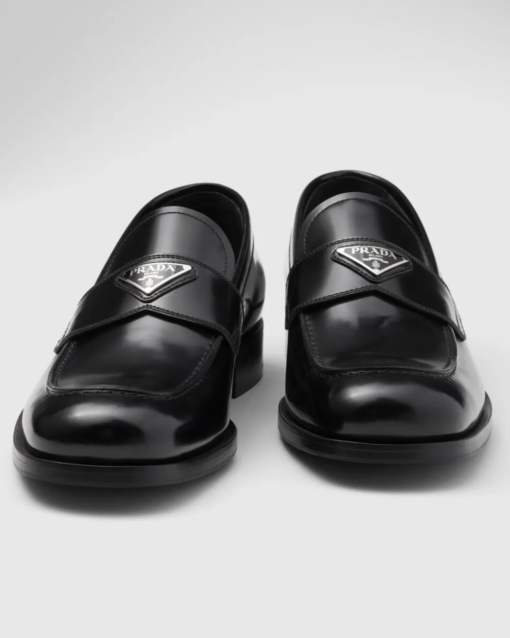Hombre Prada MOCASINES^Mocasines De Piel Cepillada