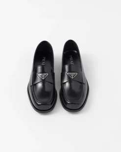 Hombre Prada MOCASINES^Mocasines De Piel Cepillada
