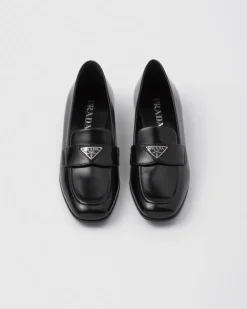 Mujer Prada MOCASINES^Mocasines De Piel Cepillada