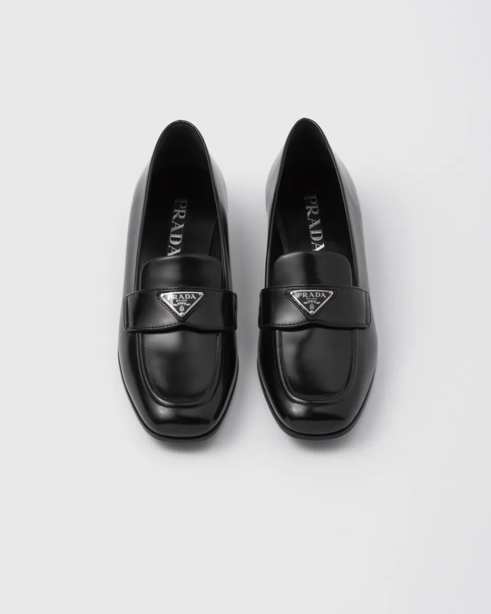 Mujer Prada MOCASINES^Mocasines De Piel Cepillada