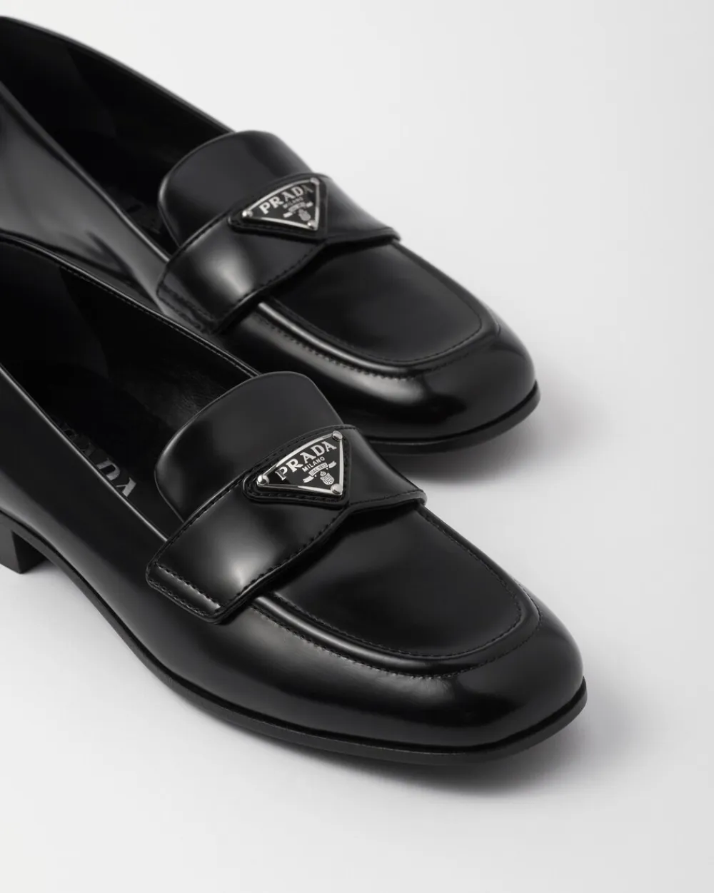 Mujer Prada MOCASINES^Mocasines De Piel Cepillada