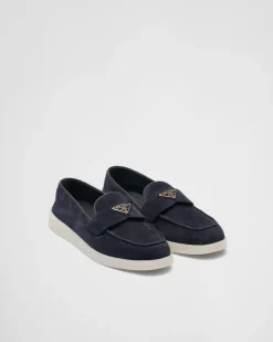 Mujer Prada MOCASINES^Mocasines De Piel De Ante