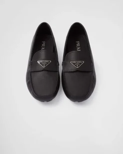 Hombre Prada DRIVE^Mocasines De Piel Saffiano