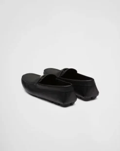 Hombre Prada DRIVE^Mocasines De Piel Saffiano