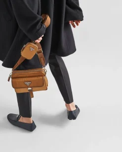 Hombre Prada DRIVE^Mocasines De Piel Saffiano