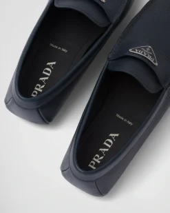 Hombre Prada DRIVE^Mocasines De Piel Saffiano